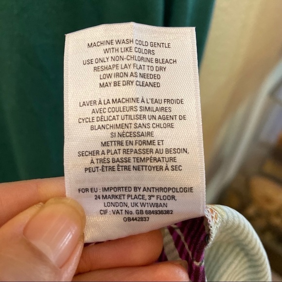 LITTLE YELLOW BUTTON Sage Green Floral Ruffle Hem - Picture 5 of 7